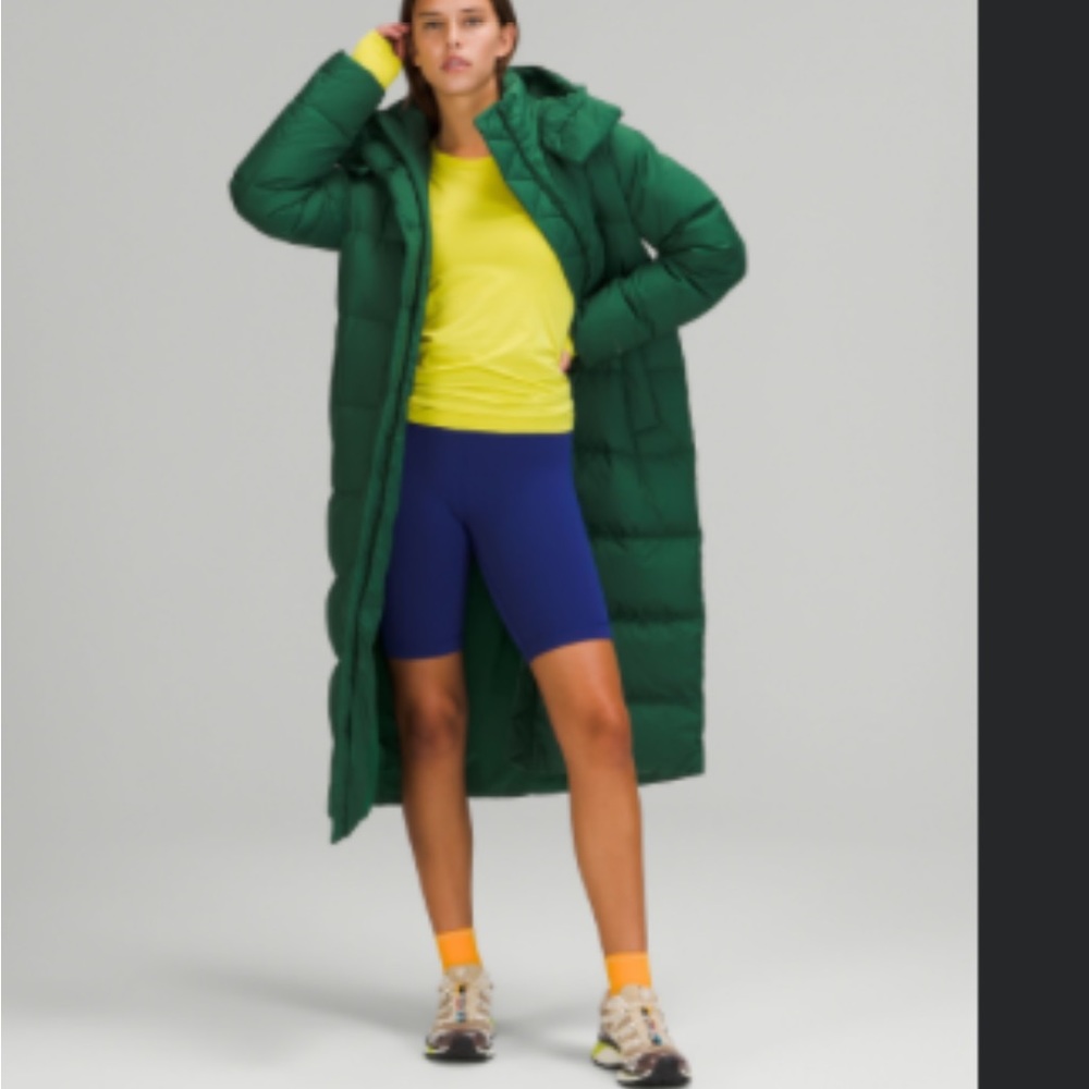 Lululemon Wunder puff long jacket, size 6